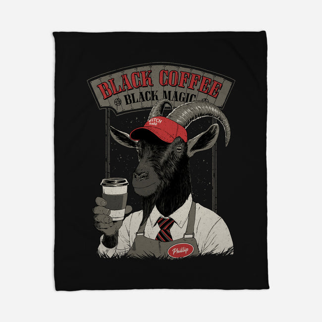 Black Coffee Barista-None-Fleece-Blanket-Hafaell