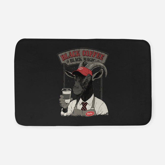 Black Coffee Barista-None-Memory Foam-Bath Mat-Hafaell