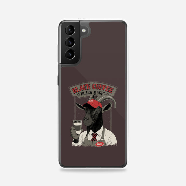 Black Coffee Barista-Samsung-Snap-Phone Case-Hafaell