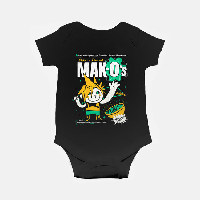 Mak-O's Cereal-Baby-Basic-Onesie-Aarons Art Room