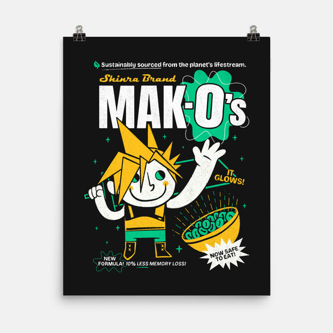 Mak-O's Cereal-None-Matte-Poster-Aarons Art Room