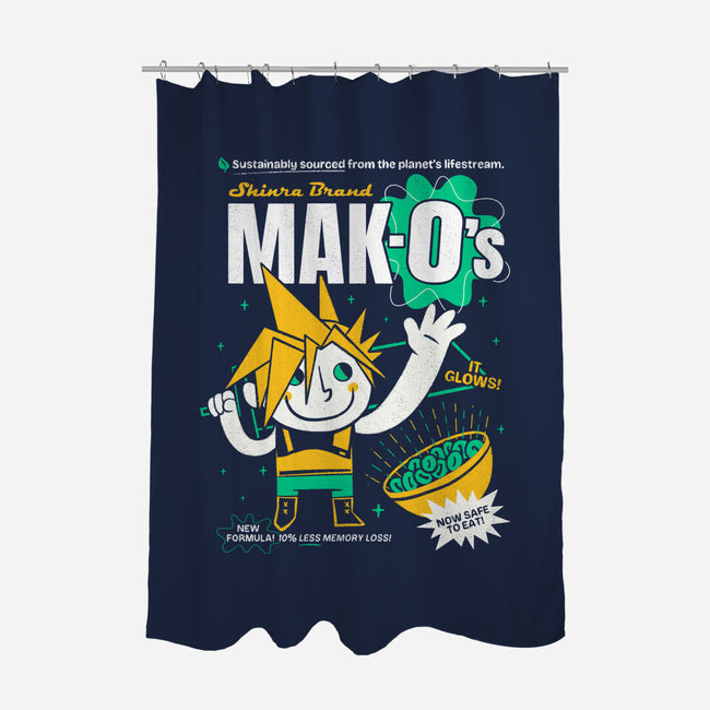 Mak-O's Cereal-None-Polyester-Shower Curtain-Aarons Art Room