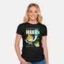 Mak-O's Cereal-Womens-Fitted-Tee-Aarons Art Room