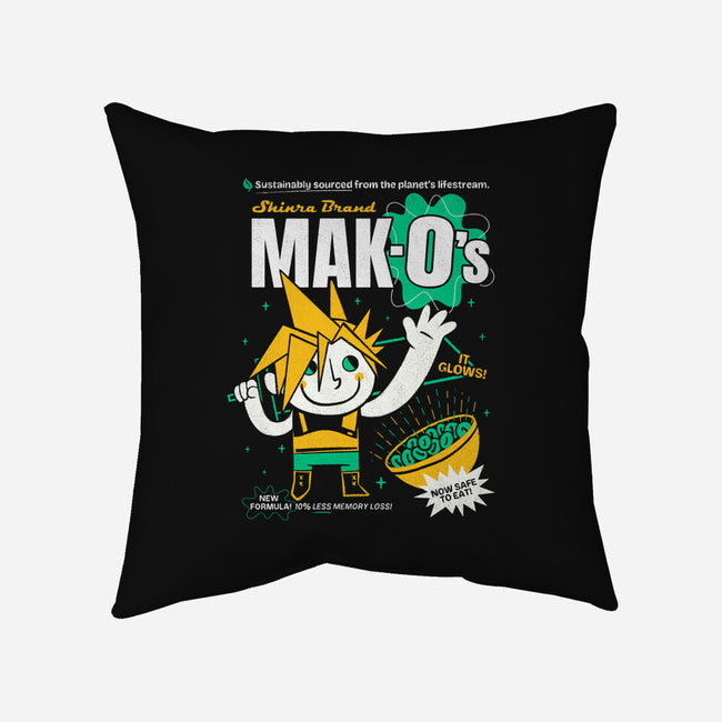 Mak-O's Cereal-None-Removable Cover w Insert-Throw Pillow-Aarons Art Room