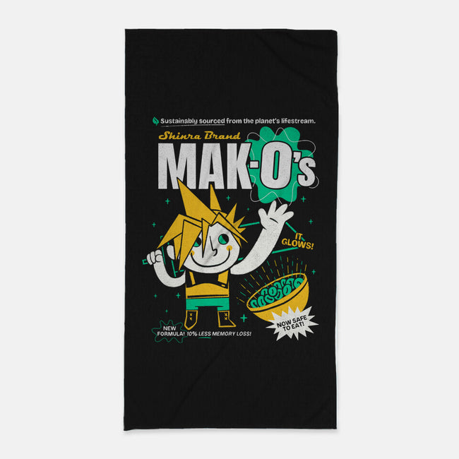 Mak-O's Cereal-None-Beach-Towel-Aarons Art Room