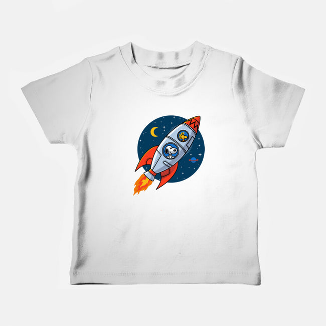 Space Beagle-Baby-Basic-Tee-erion_designs