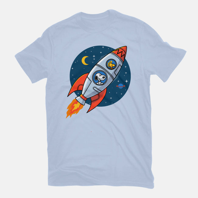 Space Beagle-Unisex-Basic-Tee-erion_designs