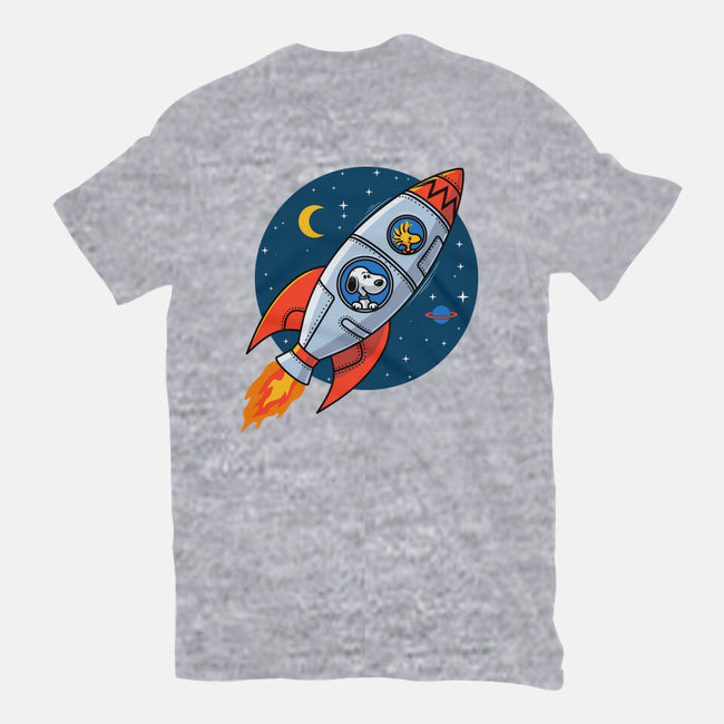 Space Beagle-Unisex-Basic-Tee-erion_designs