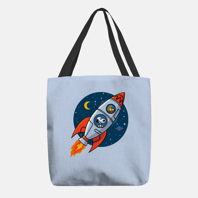 Space Beagle-None-Basic Tote-Bag-erion_designs