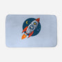 Space Beagle-None-Memory Foam-Bath Mat-erion_designs