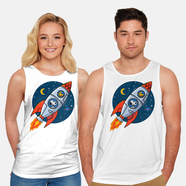 Space Beagle-Unisex-Basic-Tank-erion_designs