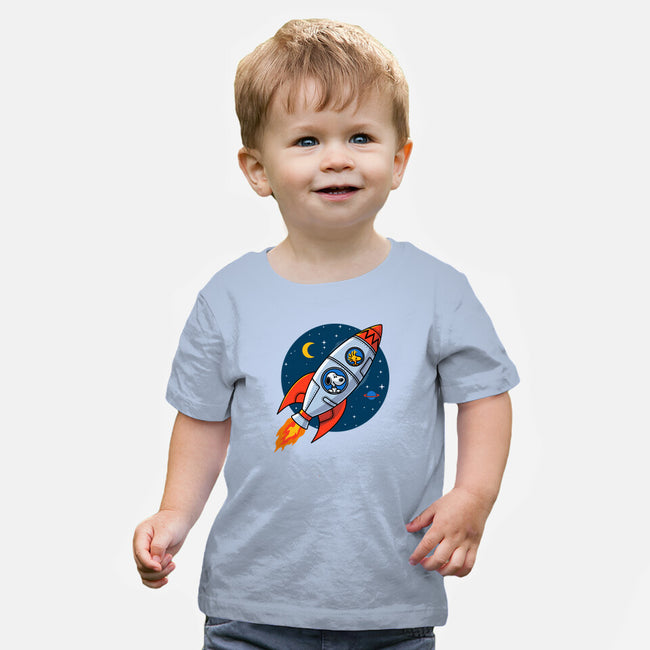 Space Beagle-Baby-Basic-Tee-erion_designs