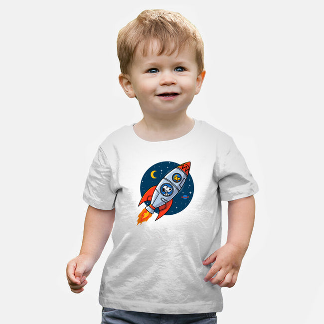 Space Beagle-Baby-Basic-Tee-erion_designs