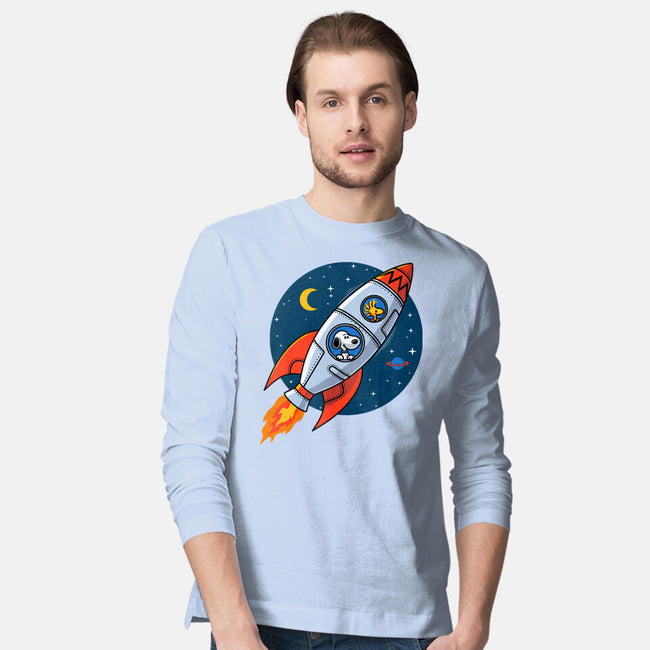 Space Beagle-Mens-Long Sleeved-Tee-erion_designs