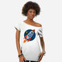 Space Beagle-Womens-Off Shoulder-Tee-erion_designs