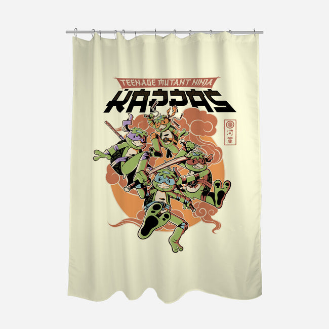 Ninja Kappas-None-Polyester-Shower Curtain-demonigote