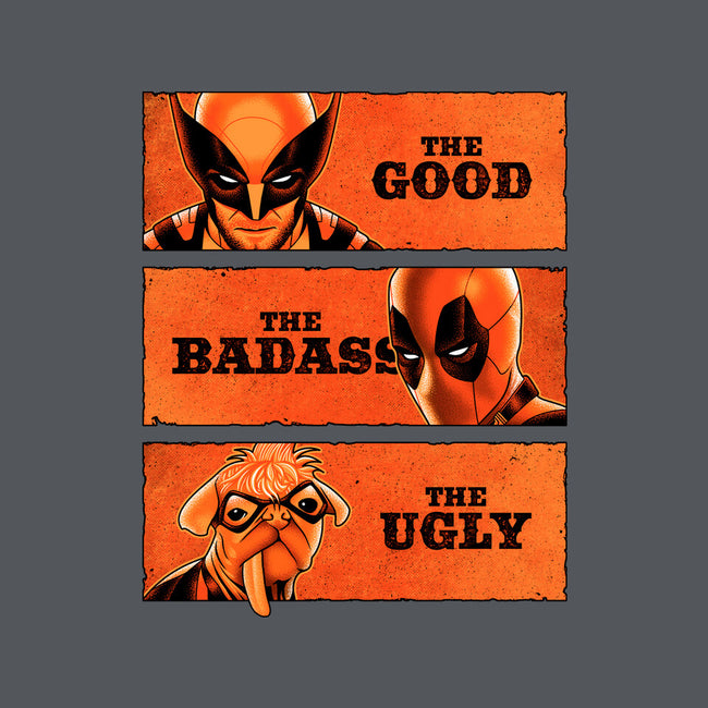 The Good The Badass The Ugly-Womens-V-Neck-Tee-patrickgp