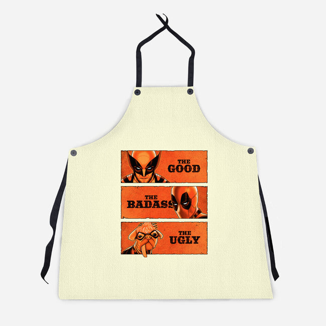 The Good The Badass The Ugly-Unisex-Kitchen-Apron-patrickgp