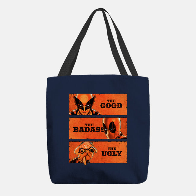 The Good The Badass The Ugly-None-Basic Tote-Bag-patrickgp