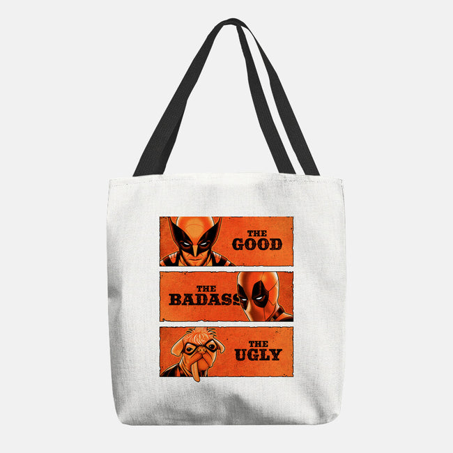 The Good The Badass The Ugly-None-Basic Tote-Bag-patrickgp