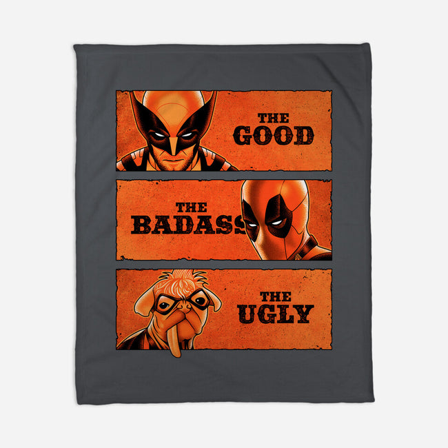 The Good The Badass The Ugly-None-Fleece-Blanket-patrickgp