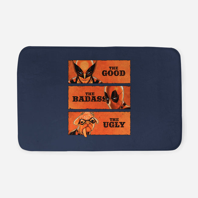 The Good The Badass The Ugly-None-Memory Foam-Bath Mat-patrickgp