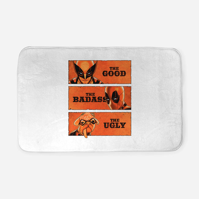 The Good The Badass The Ugly-None-Memory Foam-Bath Mat-patrickgp