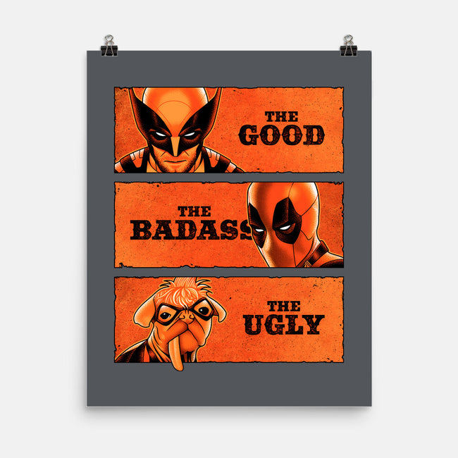 The Good The Badass The Ugly-None-Matte-Poster-patrickgp