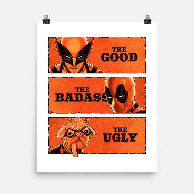 The Good The Badass The Ugly-None-Matte-Poster-patrickgp