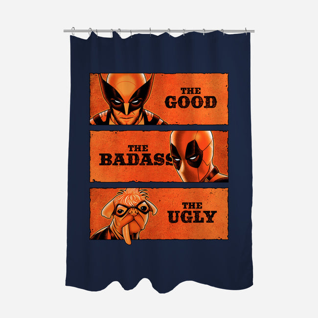 The Good The Badass The Ugly-None-Polyester-Shower Curtain-patrickgp