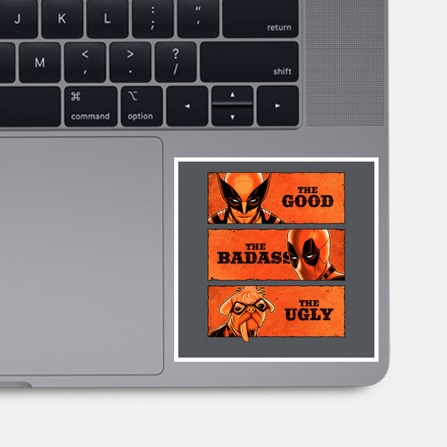 The Good The Badass The Ugly-None-Glossy-Sticker-patrickgp