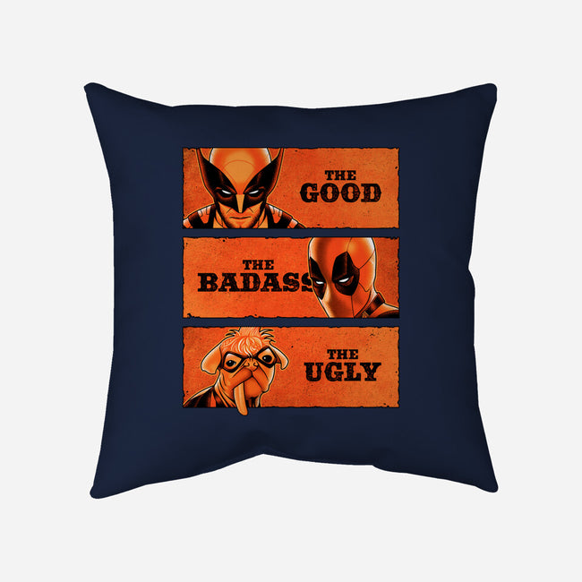 The Good The Badass The Ugly-None-Removable Cover-Throw Pillow-patrickgp