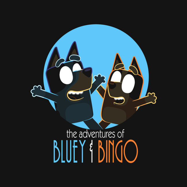 The Adventures Of Bluey And Bingo-Unisex-Baseball-Tee-jasesa