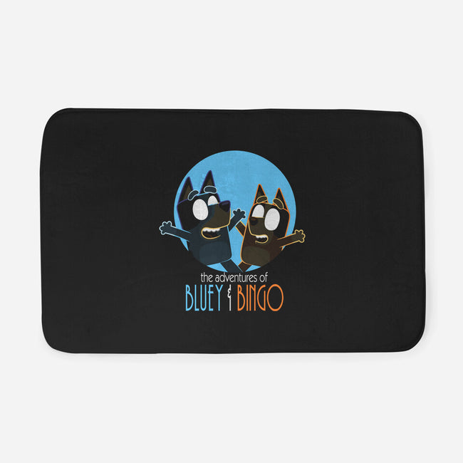 The Adventures Of Bluey And Bingo-None-Memory Foam-Bath Mat-jasesa