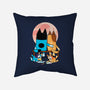 Heelers Gazing At The Moon-None-Removable Cover w Insert-Throw Pillow-jasesa