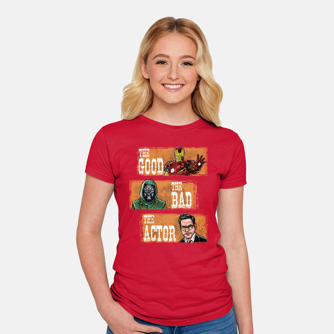 The Actor-Womens-Fitted-Tee-zascanauta