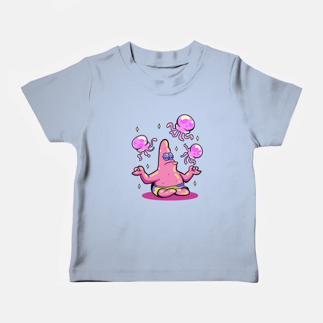 Star Meditation-Baby-Basic-Tee-nickzzarto