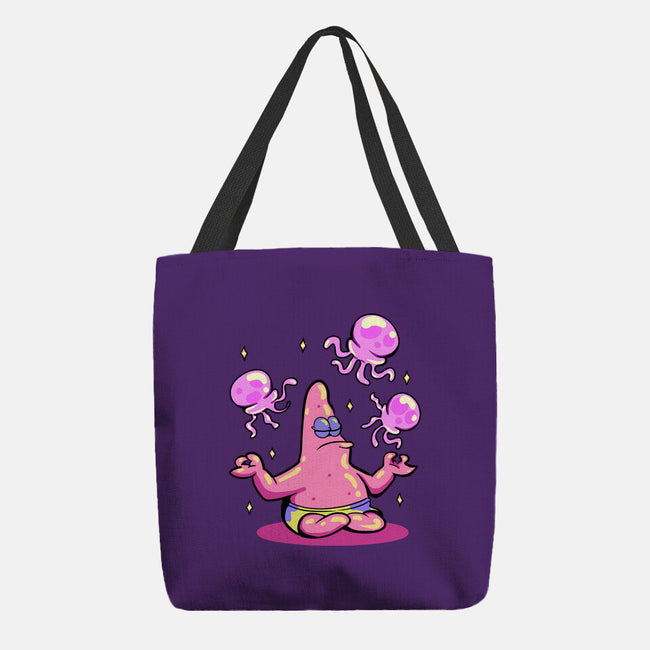 Star Meditation-None-Basic Tote-Bag-nickzzarto