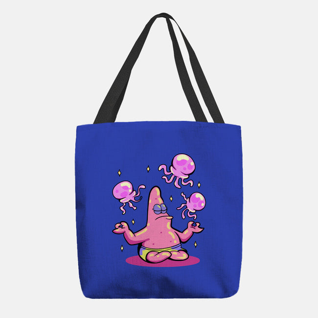 Star Meditation-None-Basic Tote-Bag-nickzzarto