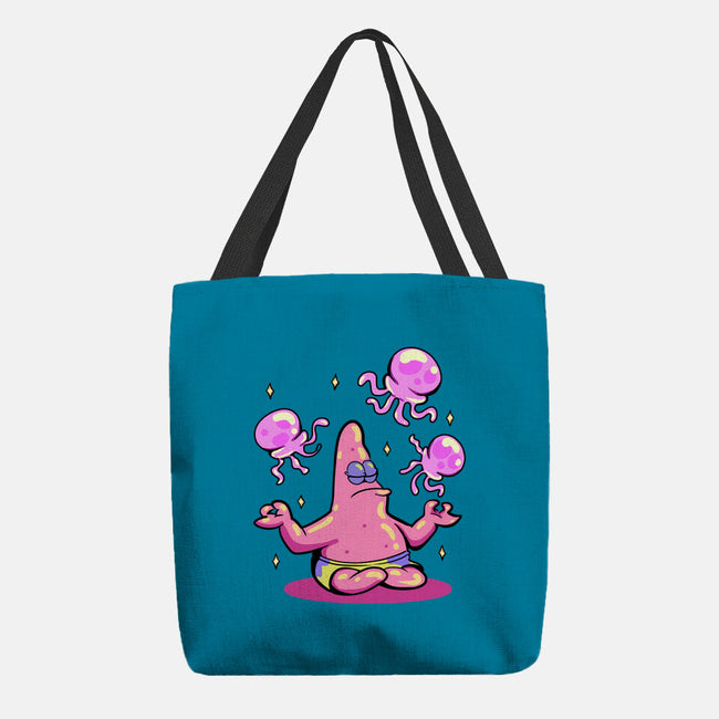 Star Meditation-None-Basic Tote-Bag-nickzzarto