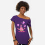 Star Meditation-Womens-Off Shoulder-Tee-nickzzarto