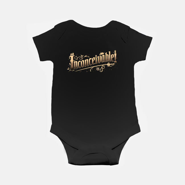 The Inconcievable Word-Baby-Basic-Onesie-retrodivision