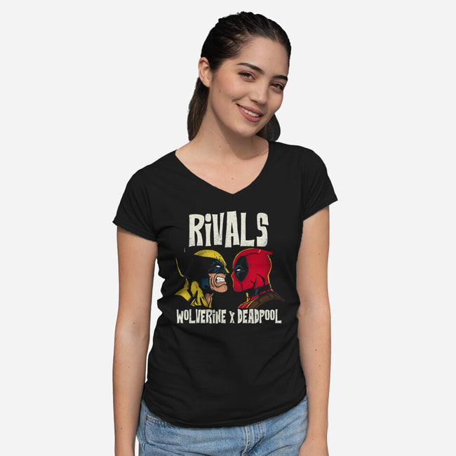 The Rivals-Womens-V-Neck-Tee-turborat14