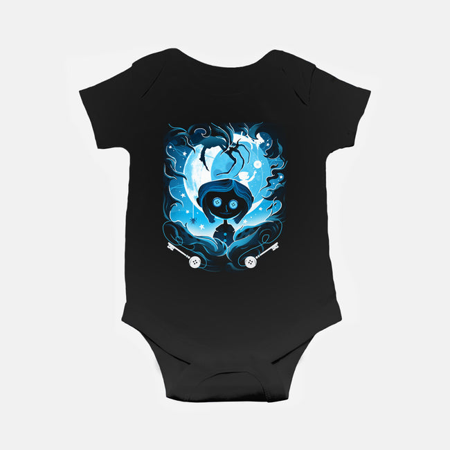 Darkness Button-Baby-Basic-Onesie-Vallina84