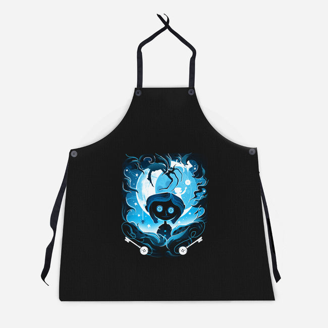 Darkness Button-Unisex-Kitchen-Apron-Vallina84