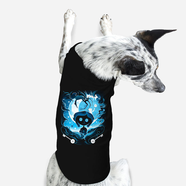 Darkness Button-Dog-Basic-Pet Tank-Vallina84