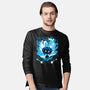 Darkness Button-Mens-Long Sleeved-Tee-Vallina84