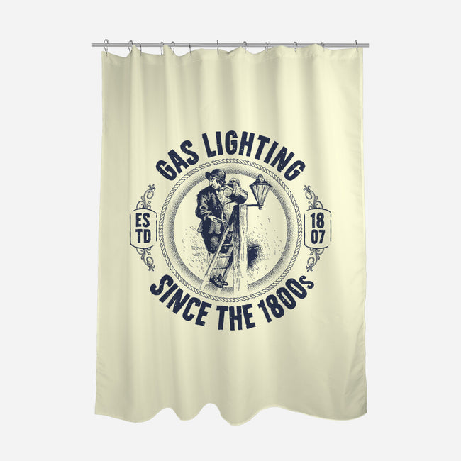 Gas Lighting-None-Polyester-Shower Curtain-rocketman_art