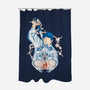 Yuta Okkotsu-None-Polyester-Shower Curtain-Afire