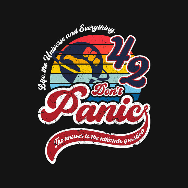 Don't Panic 42-None-Removable Cover-Throw Pillow-DrMonekers